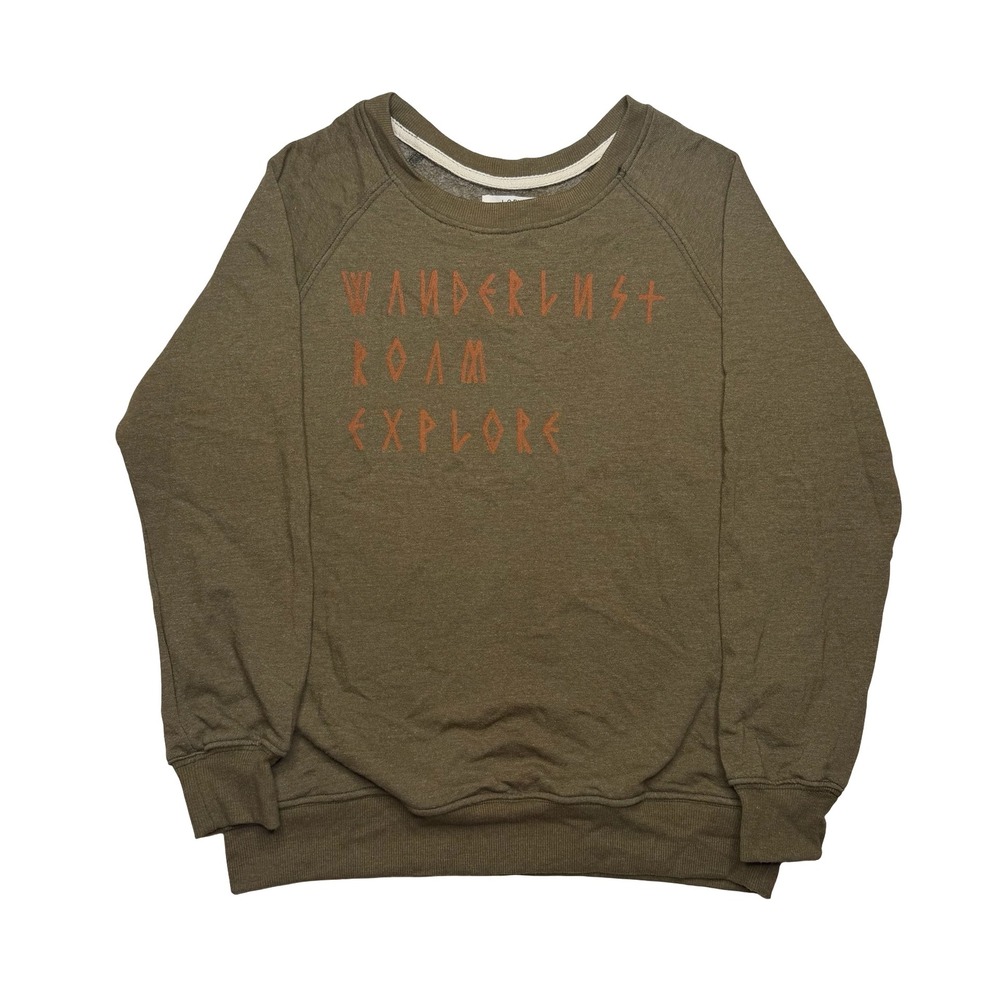 Y2K 2000s LA Fine x Wanderlust roam explore women's sweatshirt sweater